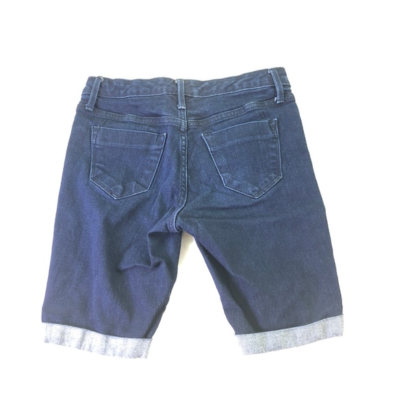 Mossimo Junior's Dark Wash Cuffed Capri Pants R081 - Picture 2 of 6